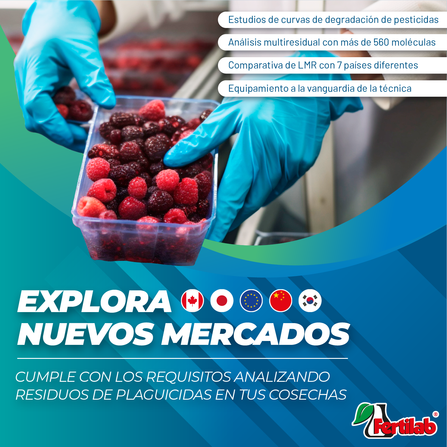 Plaguicidas otros mercados - FERTILAB ANÁLISIS AGRÍCOLAS